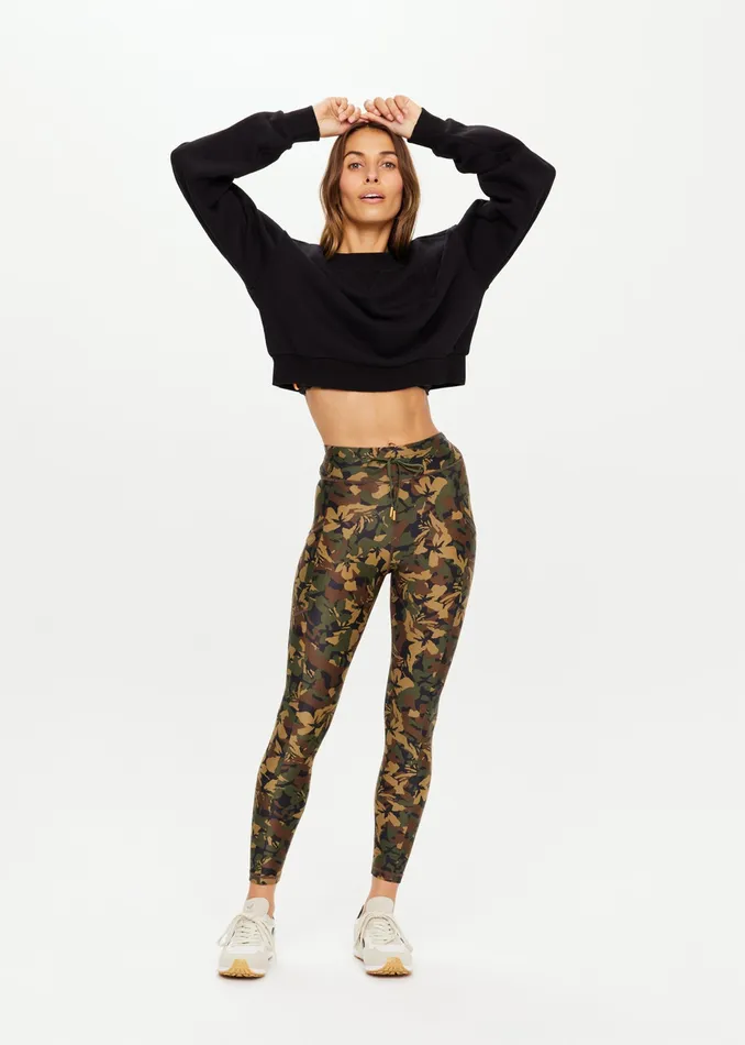 Women THE UPSIDE BASECAMP 25IN POCKET MIDI PANT Leggings