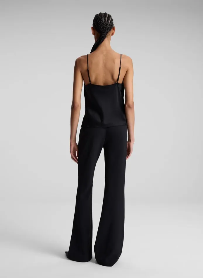 Women Tops ALC Amber Satin Camisole Top Black