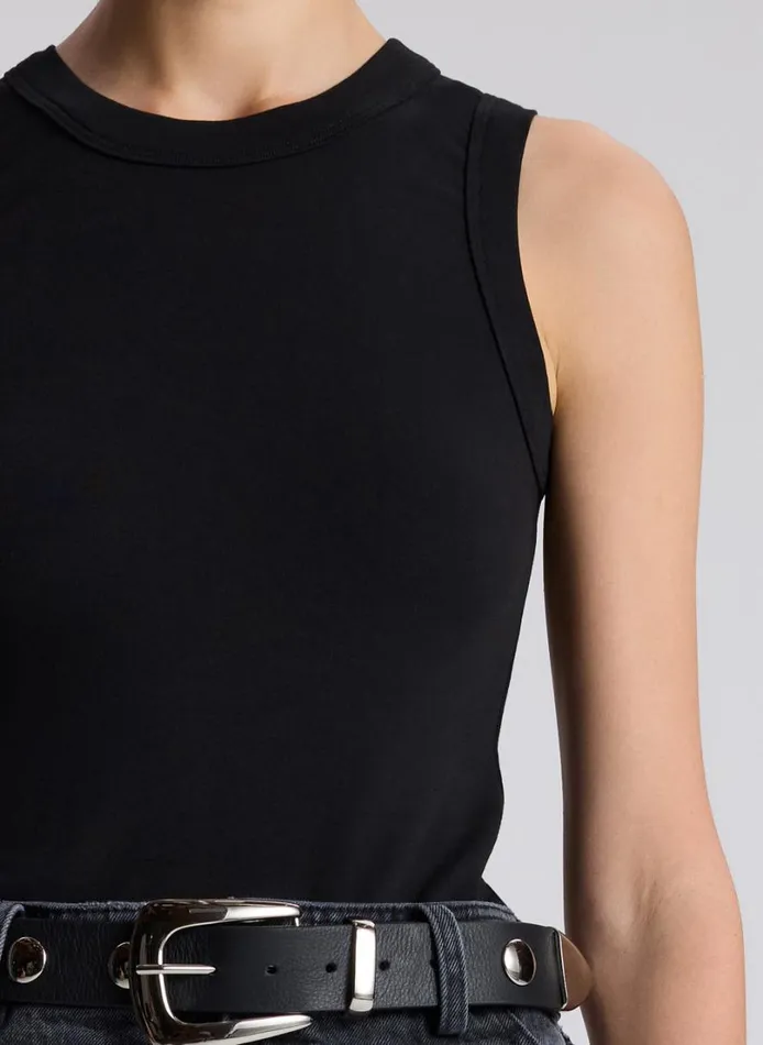 Women Tops ALC Hadley Tank Black