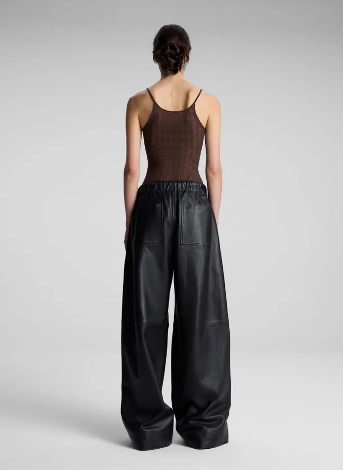Women Tops ALC Morgan Alpaca Knit Top Brown