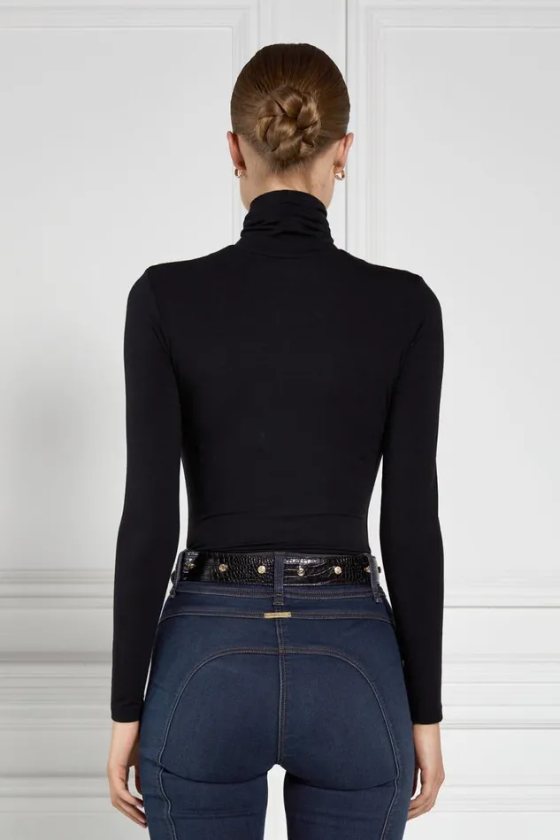 Women Tops Holland Cooper Essential Roll Neck Black Women Tops Holland Cooper Essential Roll Neck Black