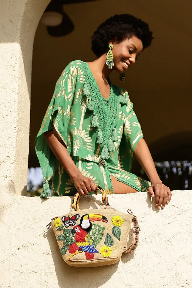 Women Totes America and Beyond Toucan Macau Garden Mini Tote