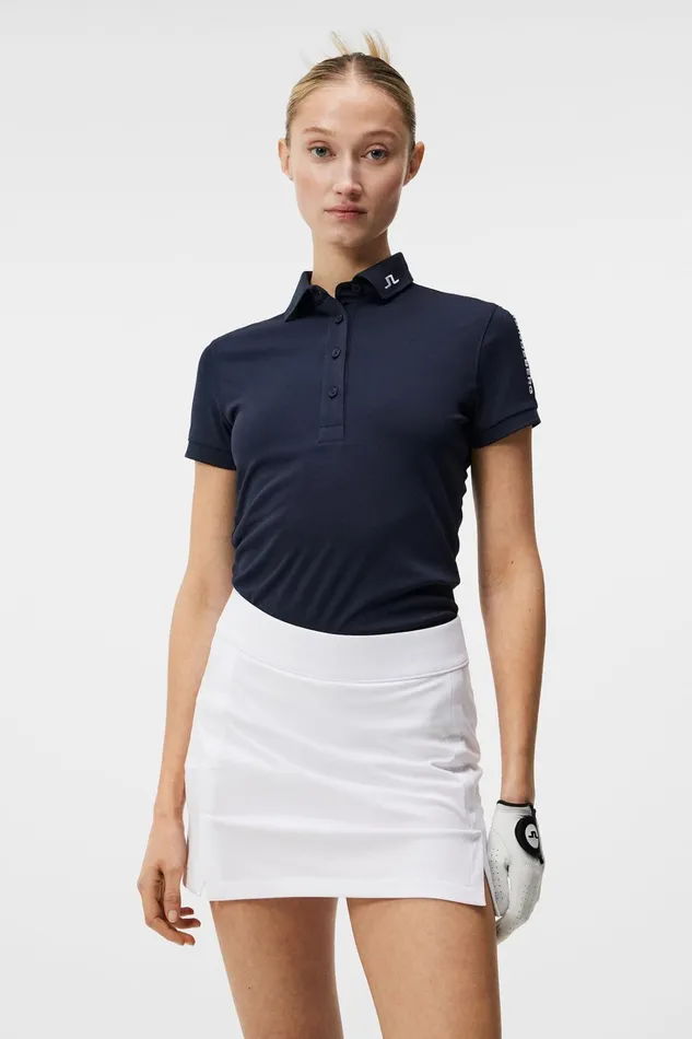 Women Tour Tech Golf Polo JL Navy JLindeberg Polo Shirts
