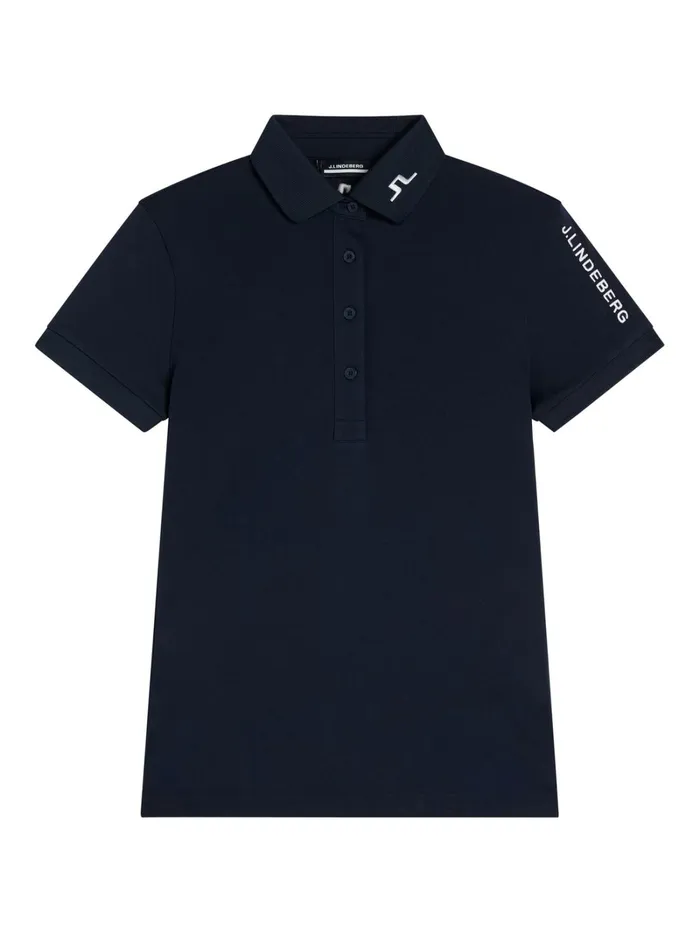Women Tour Tech Golf Polo JL Navy JLindeberg Polo Shirts