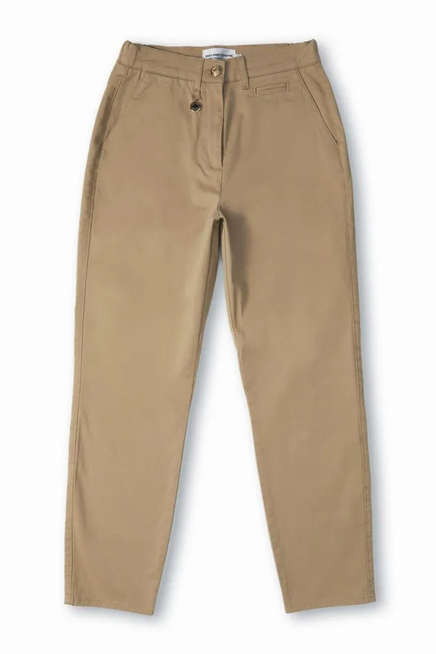 Women Trousers Holland Cooper Arnesby Chino Stone