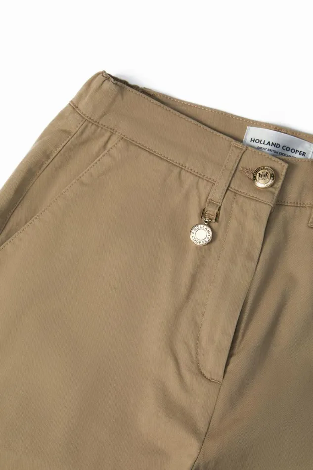 Women Trousers Holland Cooper Arnesby Chino Stone