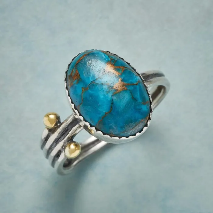 Women Turquoise Territory Ring Sundance Catalog Rings