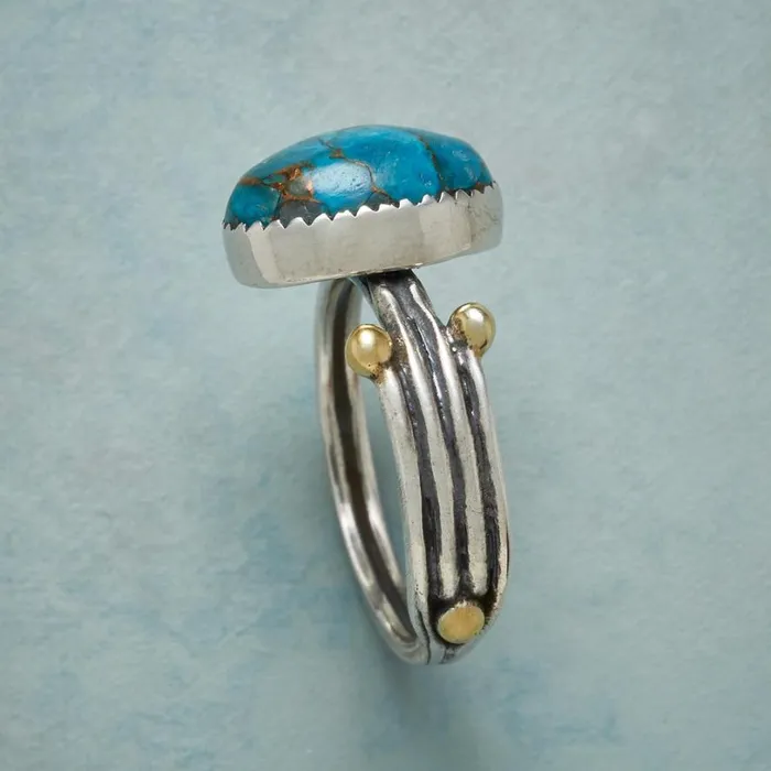 Women Turquoise Territory Ring Sundance Catalog Rings