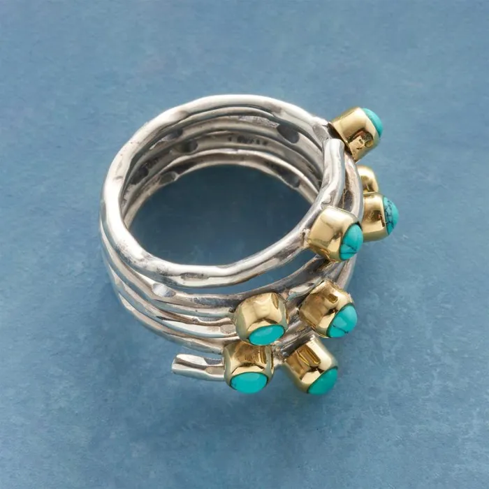 Women Twiggy Turquoise Ring Sundance Catalog Rings