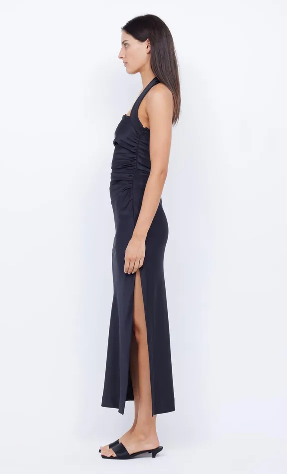Women ULA ASYM MAXI DRESS 8211 BLACK Bec Bridge Maxi Dresses