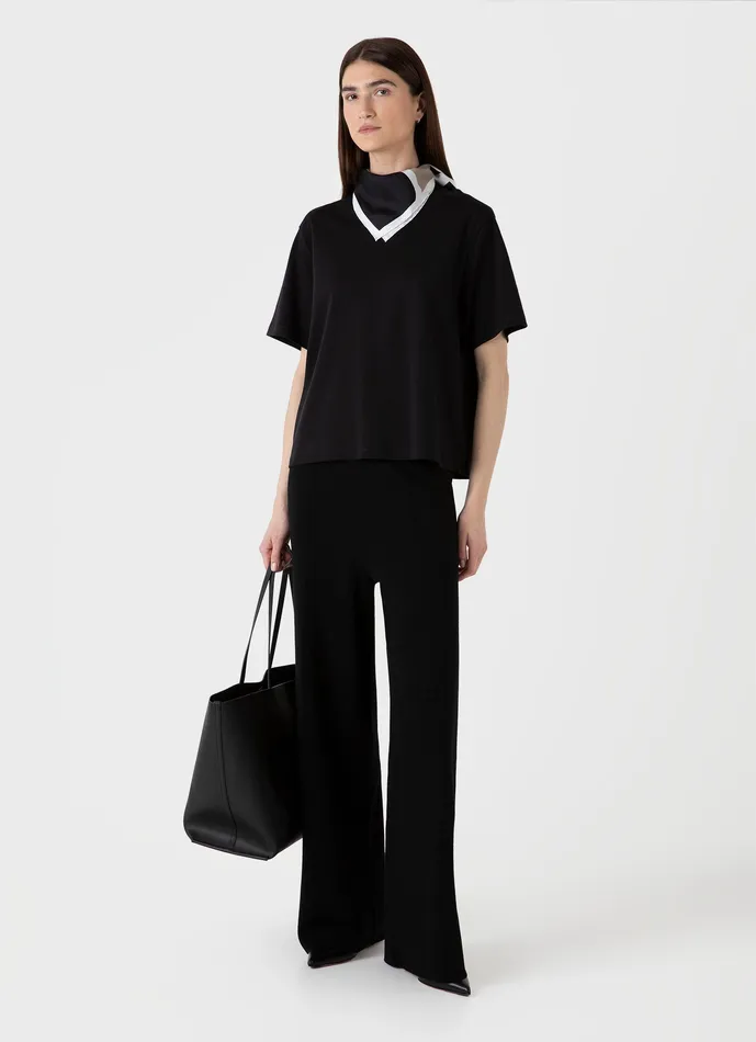 Women ussunspel Boxy Heavyweight Tshirt Black Tshirts and Tops Women ussunspel Boxy Heavyweight Tshirt Black Tshirts and Tops