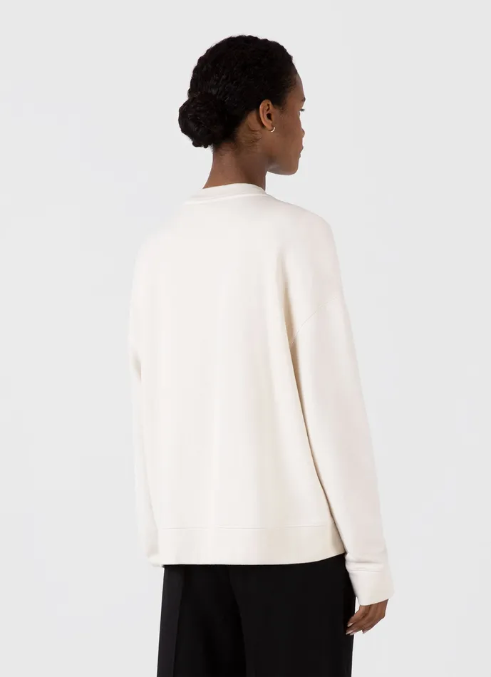 Women ussunspel Relaxed Loopback Sweatshirt Undyed Loungewear and Sleepwear Women ussunspel Relaxed Loopback Sweatshirt Undyed Loungewear and Sleepwear