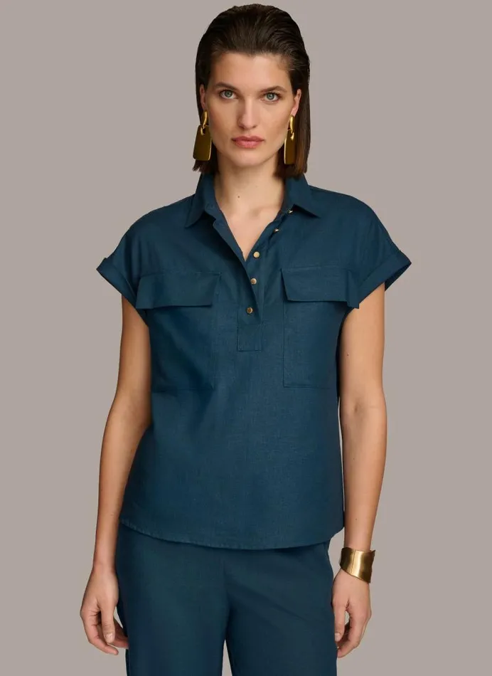 Women UTILITY TOP Tide Donna Karan New York Sweaters And Tops