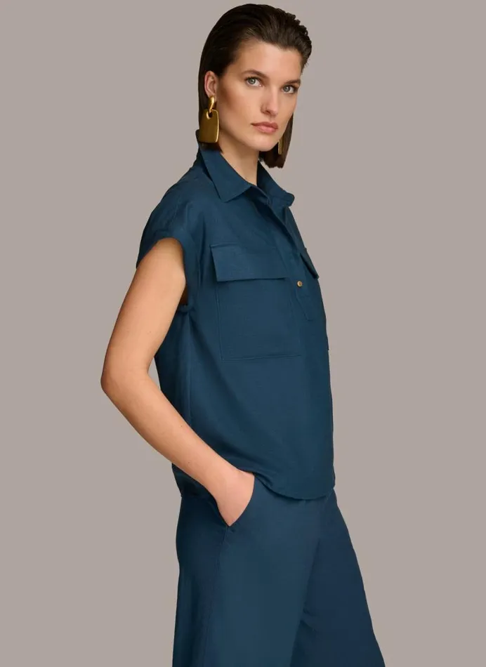 Women UTILITY TOP Tide Donna Karan New York Sweaters And Tops
