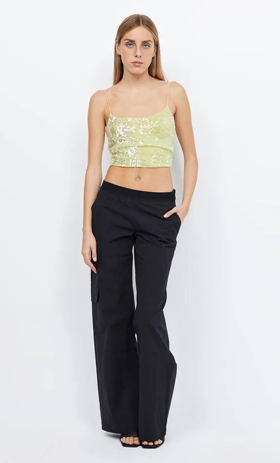Women VENUS SEQUIN TANK 8211 CITRUS Bec Bridge Sleeveless