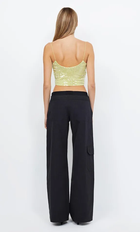 Women VENUS SEQUIN TANK 8211 CITRUS Bec Bridge Sleeveless