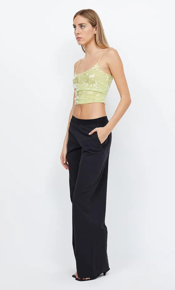 Women VENUS SEQUIN TANK 8211 CITRUS Bec Bridge Sleeveless