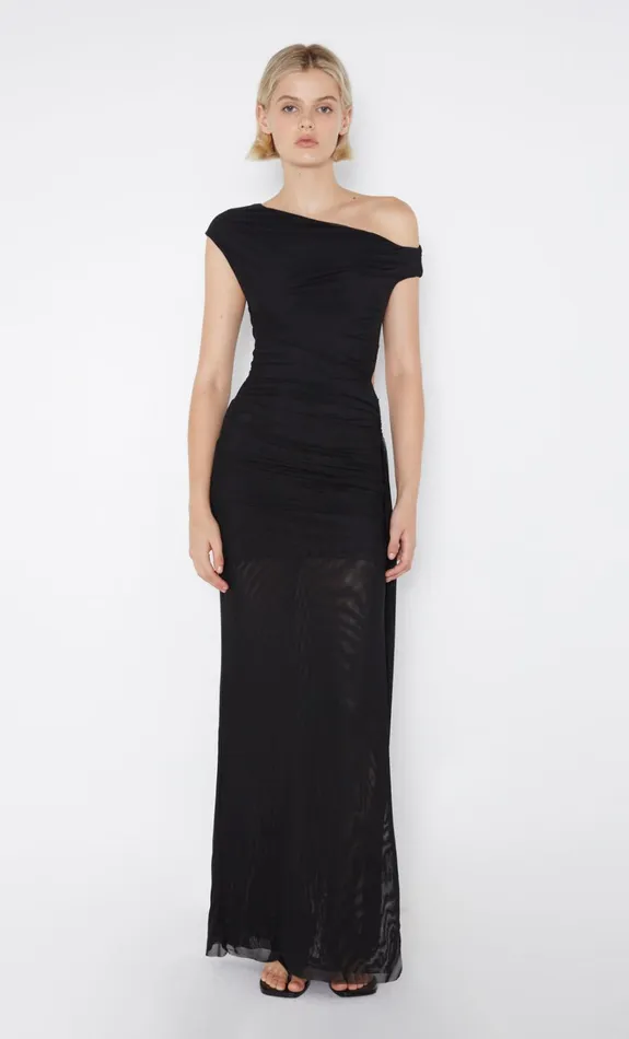 Women VICTORIA ASYM DRESS 8211 BLACK Bec Bridge Maxi Dresses