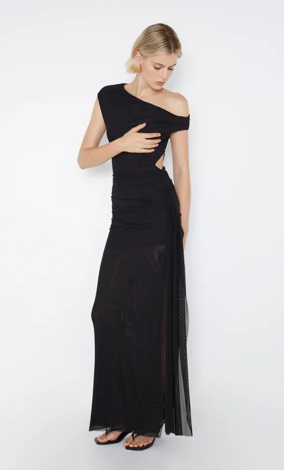 Women VICTORIA ASYM DRESS 8211 BLACK Bec Bridge Maxi Dresses
