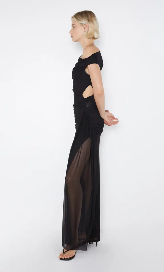 Women VICTORIA ASYM DRESS 8211 BLACK Bec Bridge Maxi Dresses