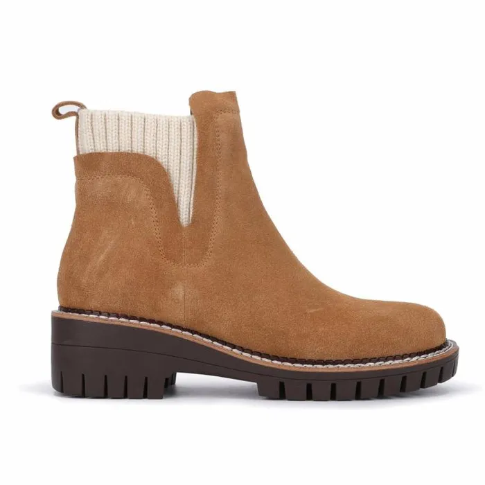 Women Vintage Havana Boots Booties Everett 8211 Chestnut Chestnut