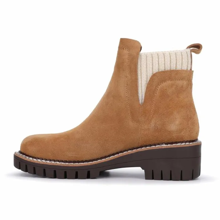 Women Vintage Havana Boots Booties Everett 8211 Chestnut Chestnut