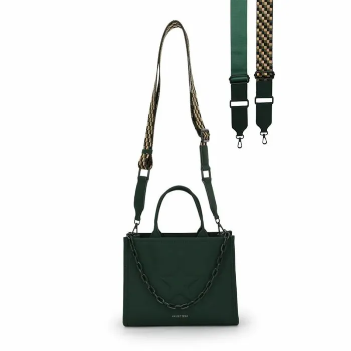 Women Vintage Havana Crossbody ALYCE BAG 8211 OLIVE