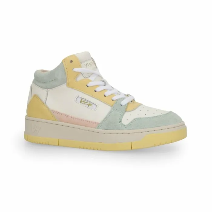 Women Vintage Havana High Tops CELESTE 2 8211 WHITE PALE YELLOW MINT White Pale Yellow Mint Women Vintage Havana High Tops CELESTE 2 8211 WHITE PALE YELLOW MINT White Pale Yellow Mint