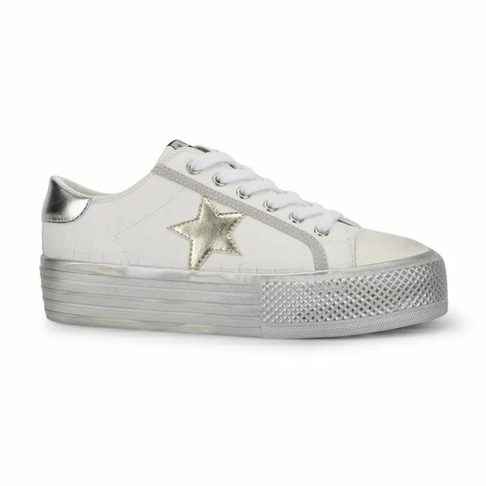 Women Vintage Havana Low Tops AMAZE 13 8211 WHITE CROCO White Croco