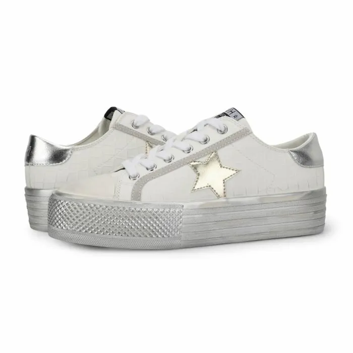 Women Vintage Havana Low Tops AMAZE 13 8211 WHITE CROCO White Croco