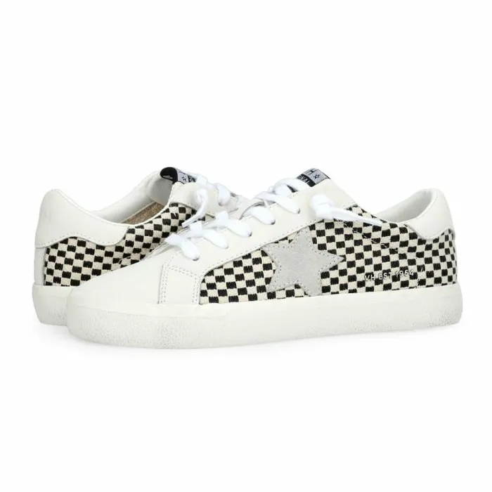 Women Vintage Havana Low Tops FLAIR 40 8211 BLACKWHITE NATURAL CHECKERED Blackwhite Natural Checkered Women Vintage Havana Low Tops FLAIR 40 8211 BLACKWHITE NATURAL CHECKERED Blackwhite Natural Checkered