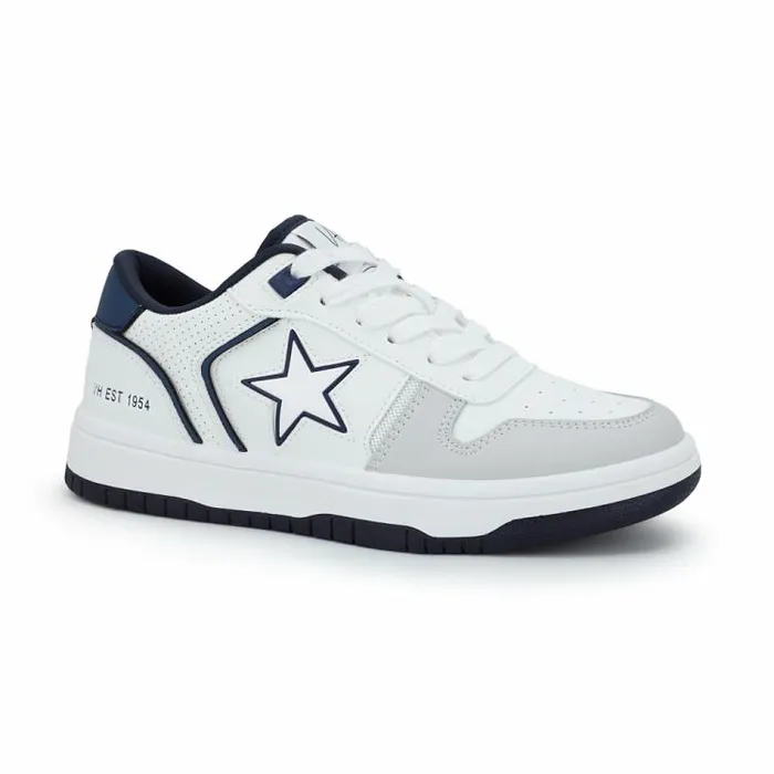 Women Vintage Havana Low Tops FRESH 8211 WHITE GREY BLUE White Grey Blue