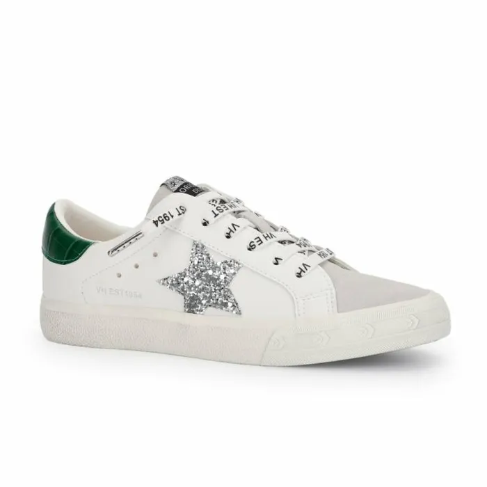Women Vintage Havana Low Tops GRANDE 8211 WHITEGREYGREEN Whitegreygreen