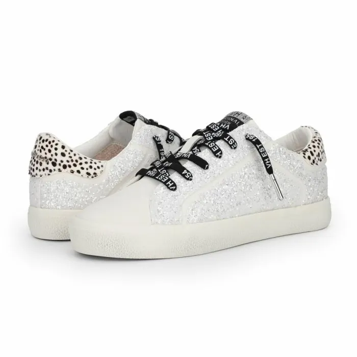 Women Vintage Havana Low Tops MIKEYLA 8211 WHITE GLITTER White Glitter Women Vintage Havana Low Tops MIKEYLA 8211 WHITE GLITTER White Glitter