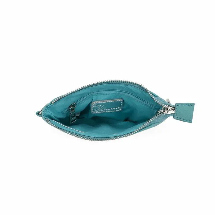 Women Vintage Havana Small Bags MINI MOLLY 8211 SCARF TURQUOISE