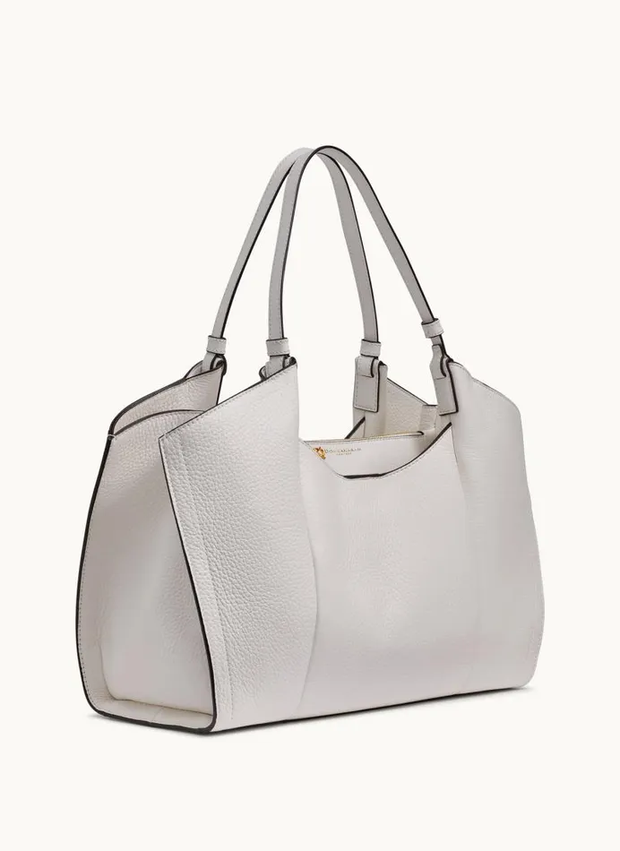 Women WAINSCOTT TOTE Brilliant White Donna Karan New York Totes Women WAINSCOTT TOTE Brilliant White Donna Karan New York Totes