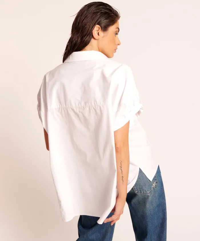 Women WHITE KINGS ROAD COTTON SHIRT One Teaspoon Shirts