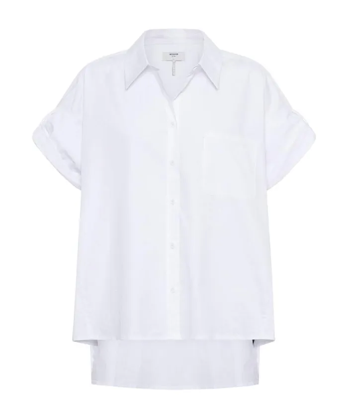 Women WHITE KINGS ROAD COTTON SHIRT One Teaspoon Shirts