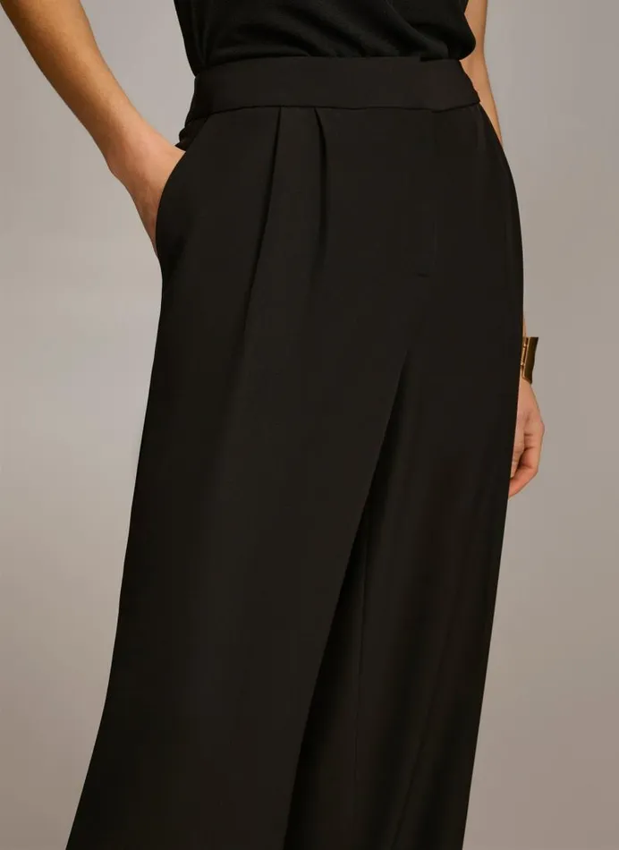 Women WIDE LEG PANT Black Donna Karan New York Pants Women WIDE LEG PANT Black Donna Karan New York Pants