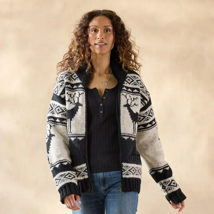 Women Woodland Stag Cardigan Black Sundance Catalog Sweaters Women Woodland Stag Cardigan Black Sundance Catalog Sweaters