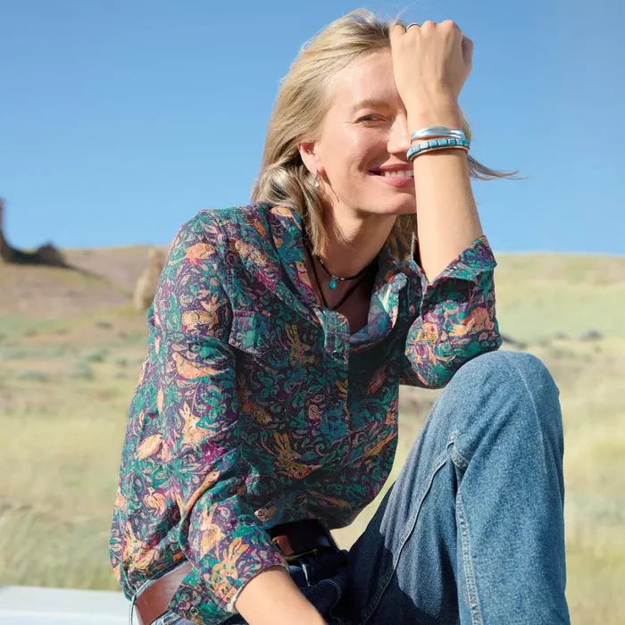 Women Woodsong Joy Shirt Petite Eclipse Sundance Catalog Petite Styles