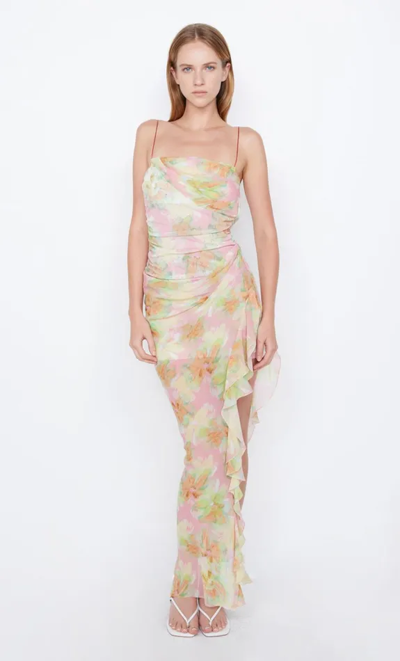 Women ZEPHY ASYM DRESS 8211 PINK BLOSSOM Bec Bridge Maxi Dresses