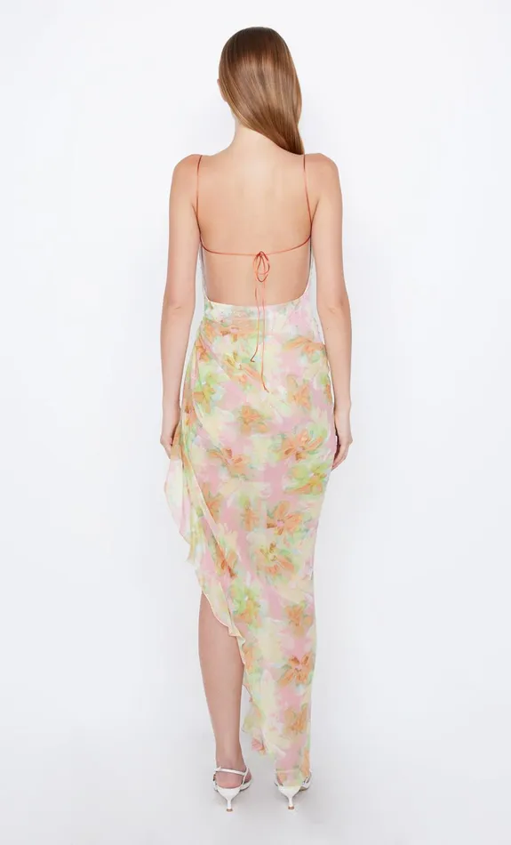Women ZEPHY ASYM DRESS 8211 PINK BLOSSOM Bec Bridge Maxi Dresses