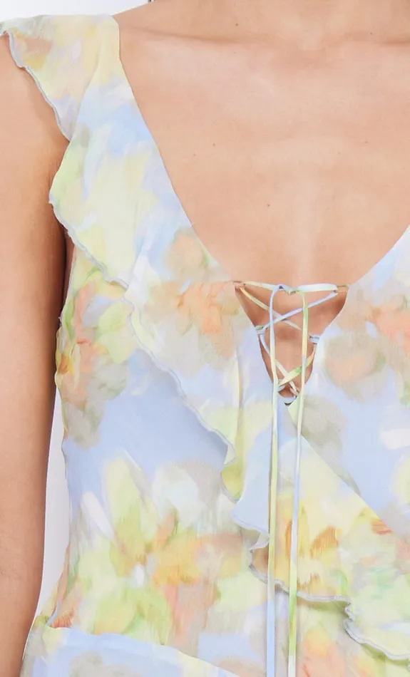 Women ZEPHY TOP 8211 BLUE BLOSSOM Bec Bridge Sleeveless