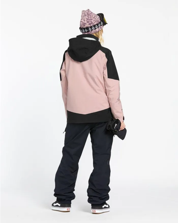 Womens 3D Stretch Gore Jacket 8211 Adobe Rose Womens Volcom Jackets