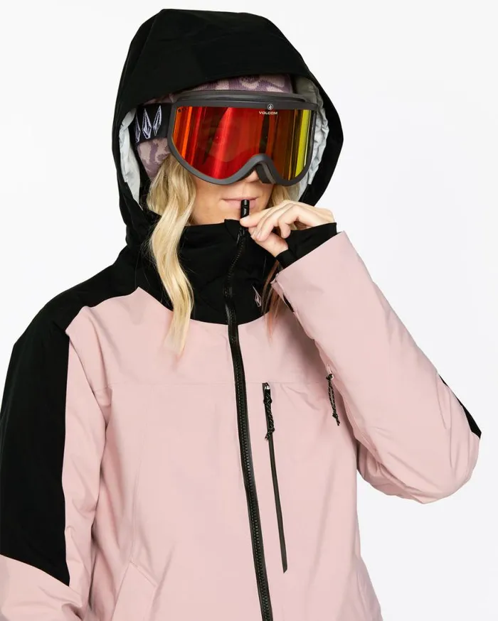 Womens 3D Stretch Gore Jacket 8211 Adobe Rose Womens Volcom Jackets