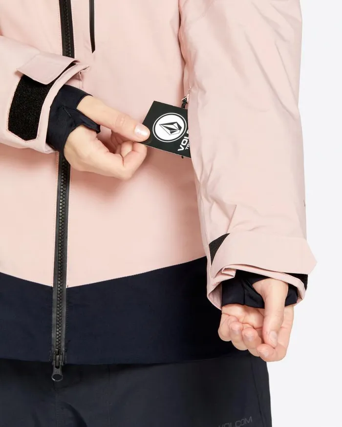 Womens 3D Stretch Gore Jacket 8211 Adobe Rose Womens Volcom Jackets
