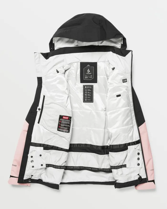Womens 3D Stretch Gore Jacket 8211 Adobe Rose Womens Volcom Jackets