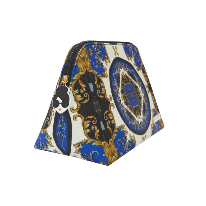 Womens Accessories Alice Olivia X Fabfitfun Pencil Pouch Regal Romance Sapphire