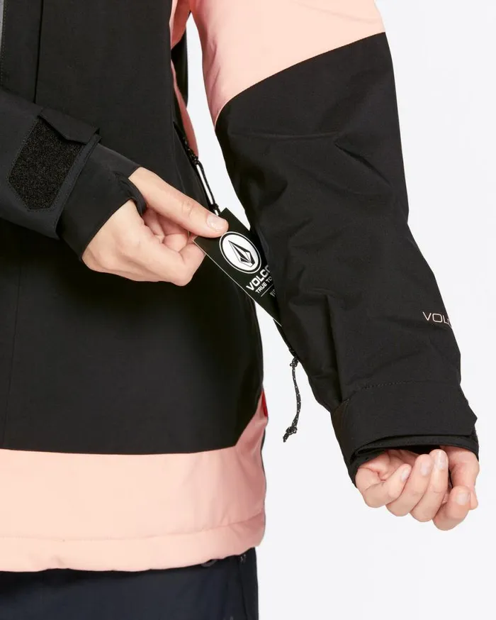 Womens At Stretch GoreTex Jacket 8211 Coral Haze Womens Volcom Jackets